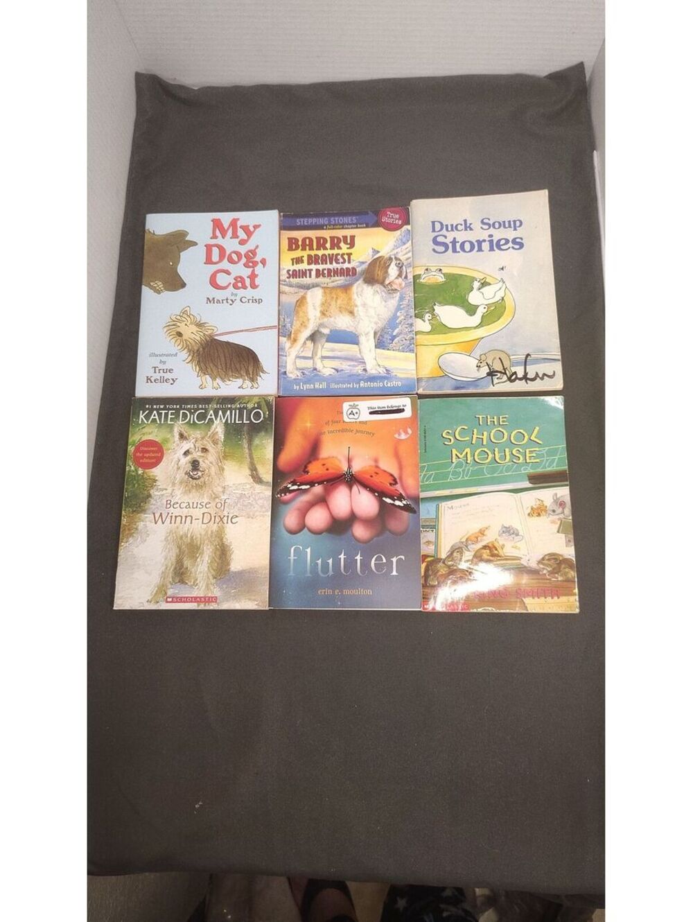 Lot of 6 Children’s Chapter Books Animals Dogs Mouse Homeschool Reading